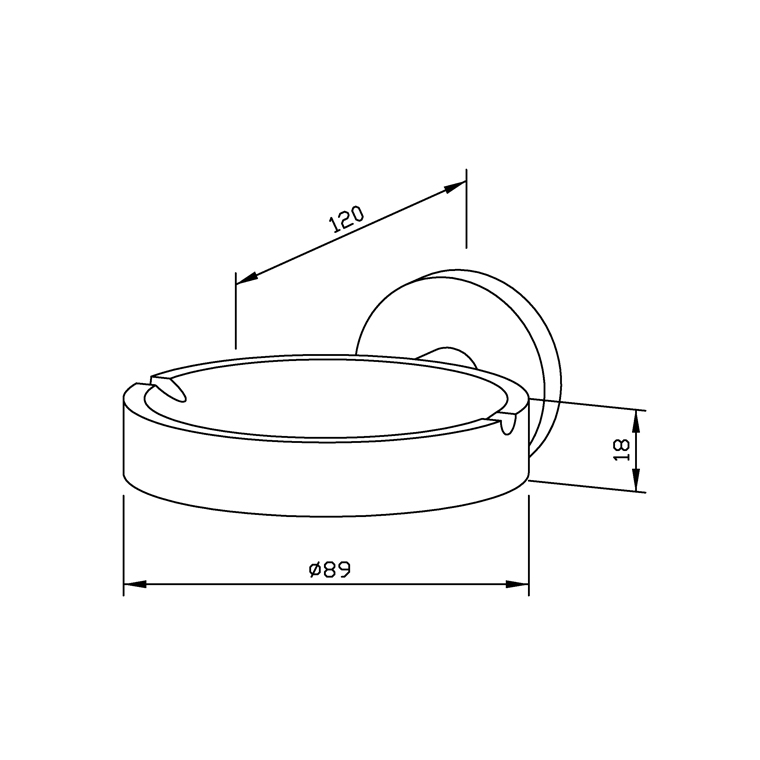 731211 Пепельница AC211 WAGNER_EWAR A-LINE Wagner Ewar  - Вид №1