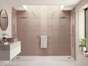 Flair Showers Душевая кабина со стеклянными панелями и стабилизаторами поперечной устойчивости Ayo Ayo10mw80c