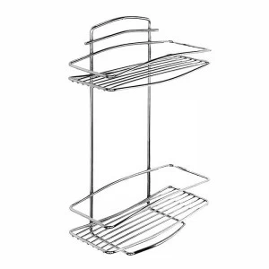 212W020M44 Полка дву*ъярусная прямая проволока стальная 12 Milardo Shelf