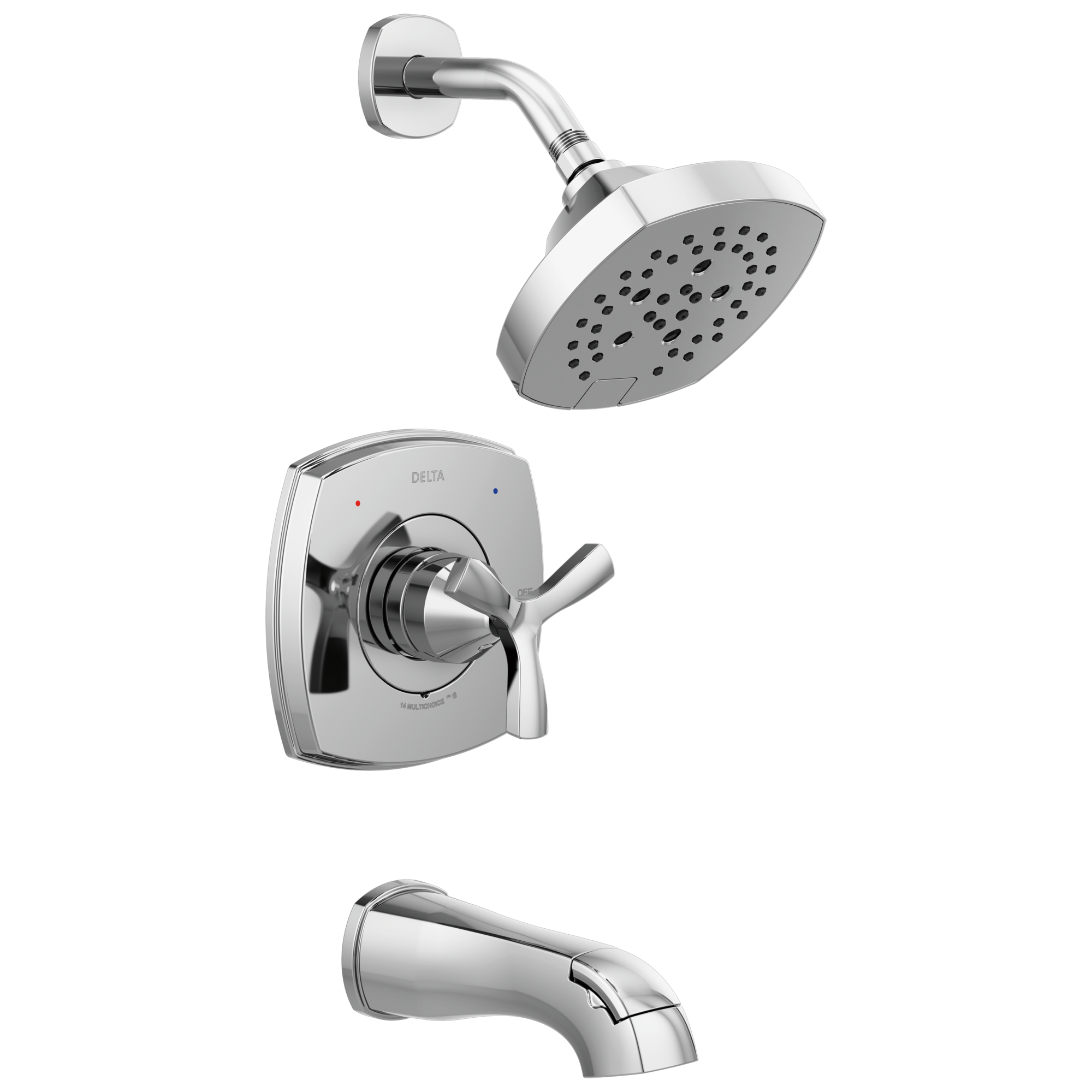 T144766 Ванна и душ серии 14 Delta Faucet Stryke Хром 