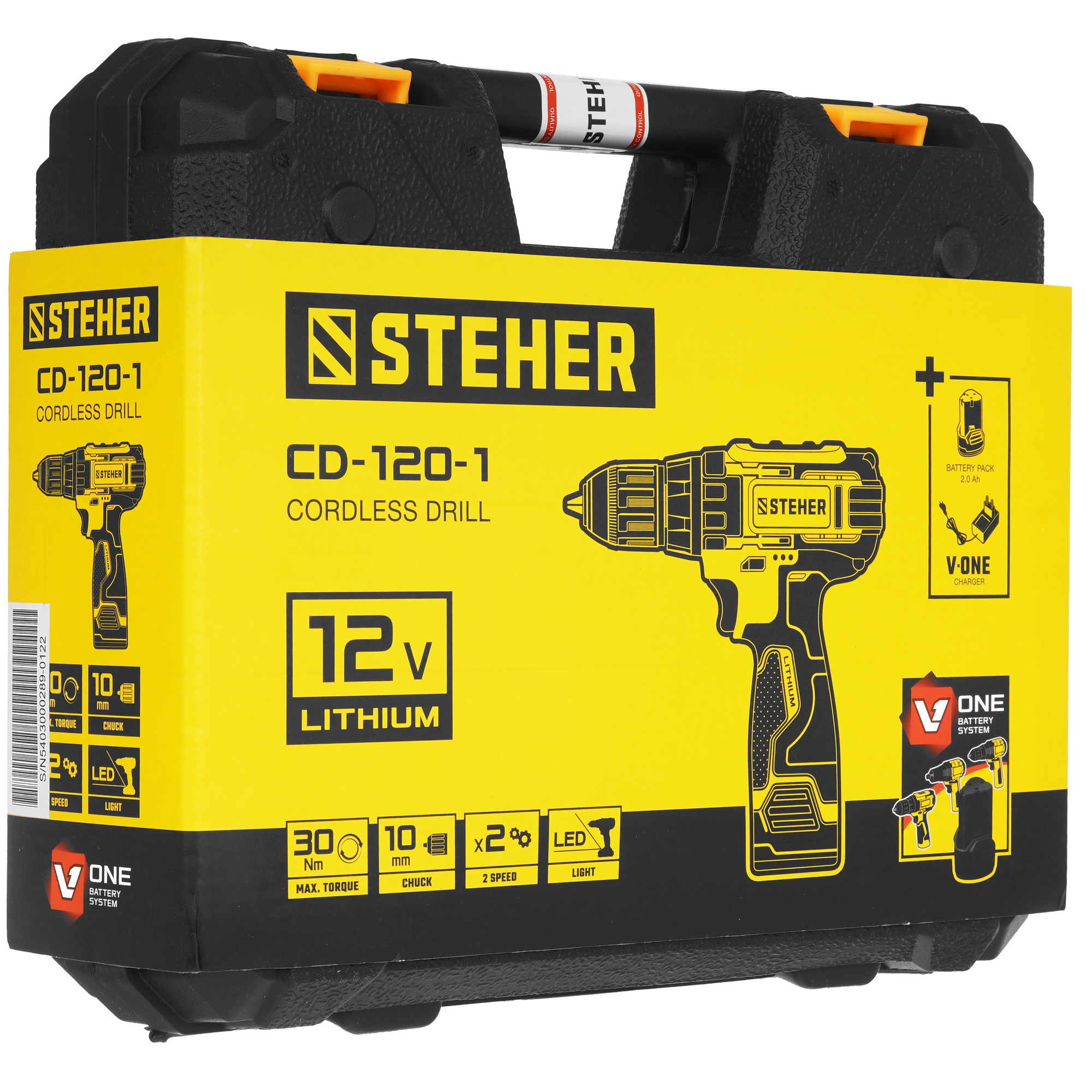 Дрель-шуруповерт STEHER CD-120-1 5451681 STDN-0061995 - Вид №7