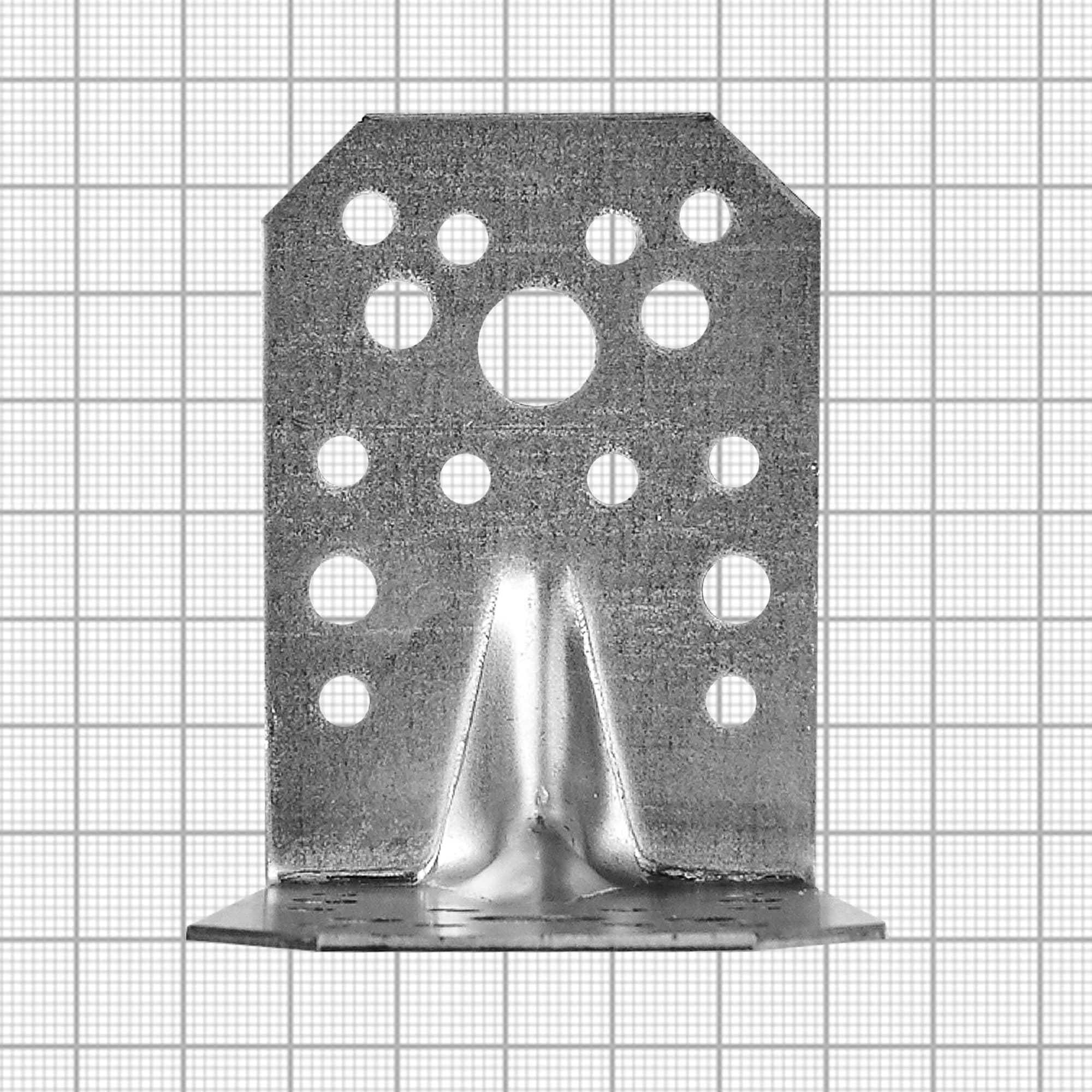 84857870 Угол крепежный усиленный 90х90х65х2 (20 штук) Santreyd  - Вид №4