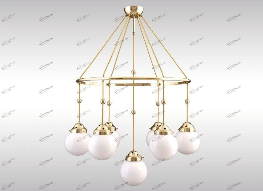 Woka Lamps Vienna Подвесной светильник из латуни в классическом стиле sun-id-1345466