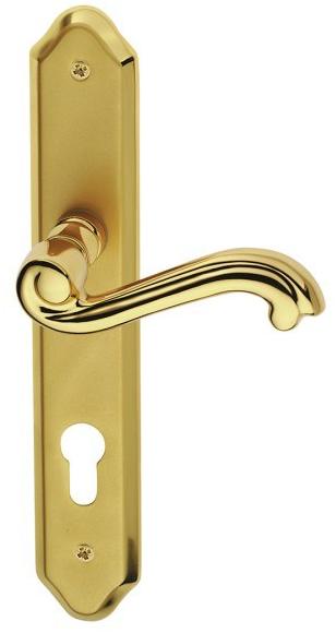 Pasini Ручка из латуни на пластине с накладкой Asia 2970 - Вид №1