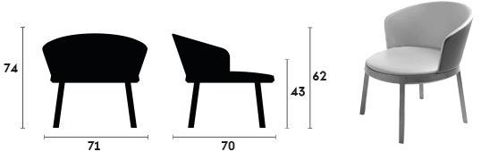 Capdell Кресло в коже Aro sun-id-1363196 - Вид №5