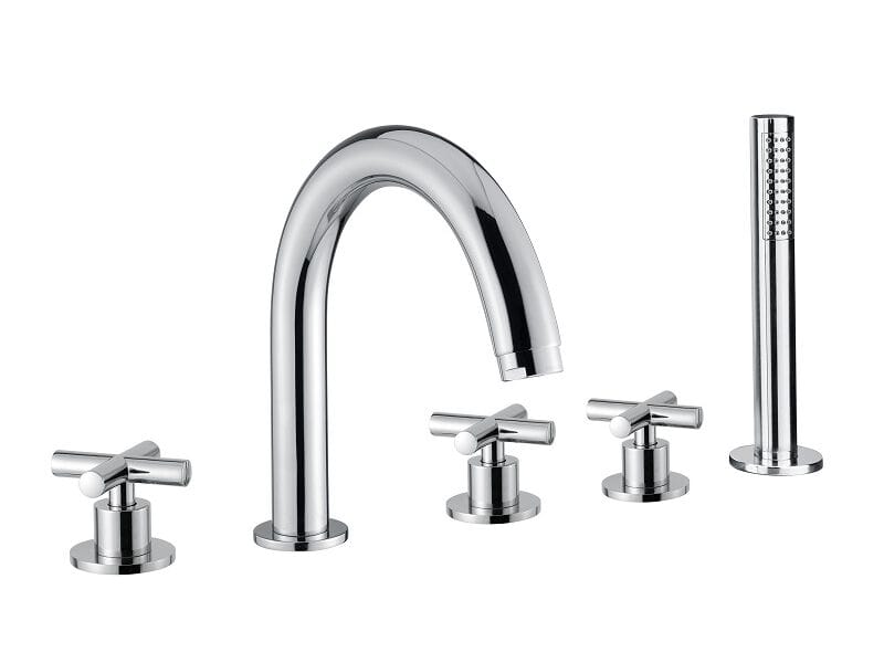 Хромированный латунный кран с 5 отверстиями Bugnatese Rodos ARCH-00022637 - Вид №1