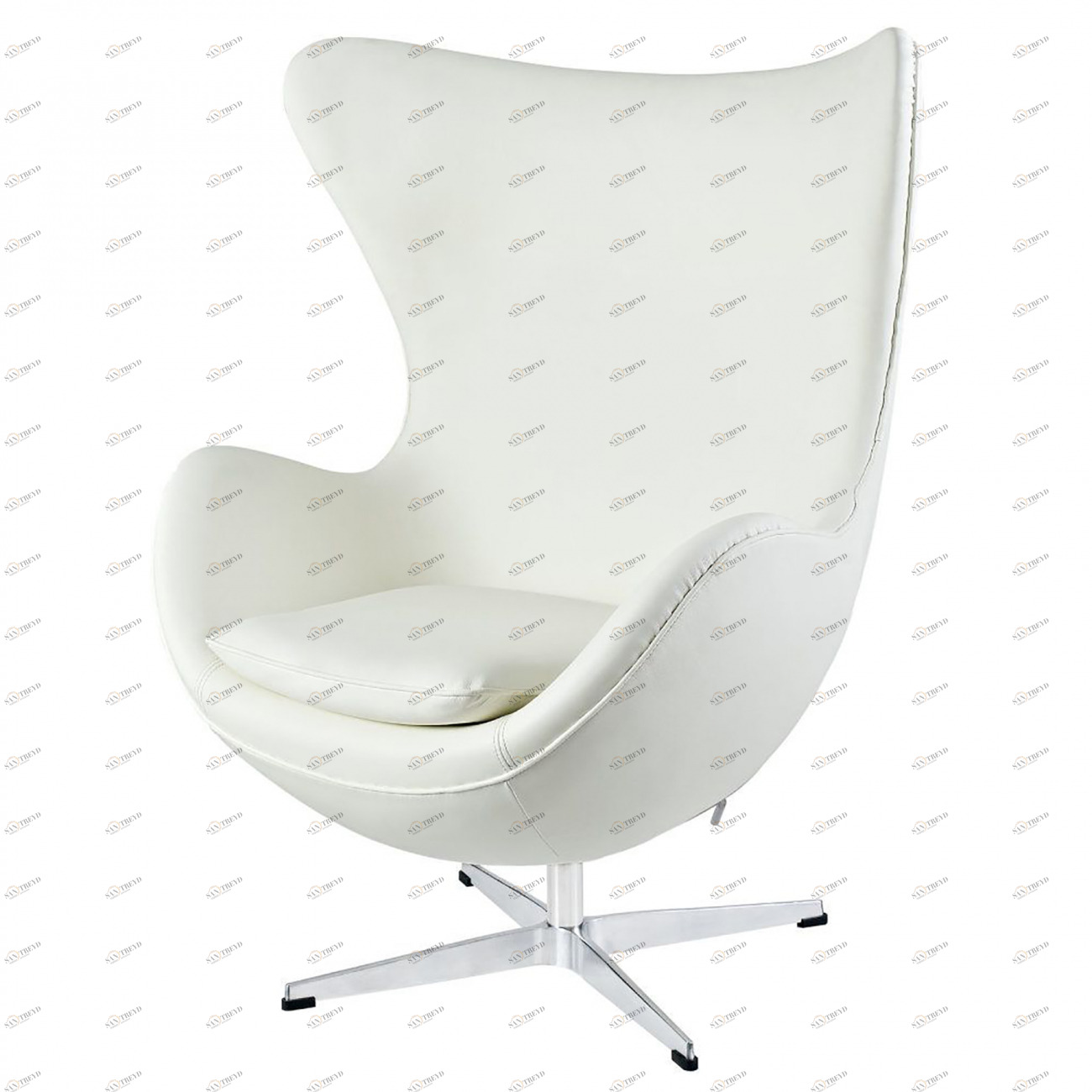 Кресло Egg Chair by Arne Jacobsen белое ICON DESIGNE ДИЗАЙНЕРСКИЕ, EGG 178036 Белый 