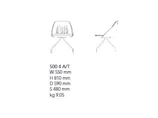 Тканевый поворотный стул Mobboli Iggy ARCH-00094261 - Вид №2