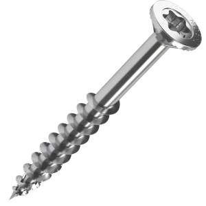 Саморезы для деревянного домостроения STANDERS T-TAP оцинкованные 5x80, 6 штук