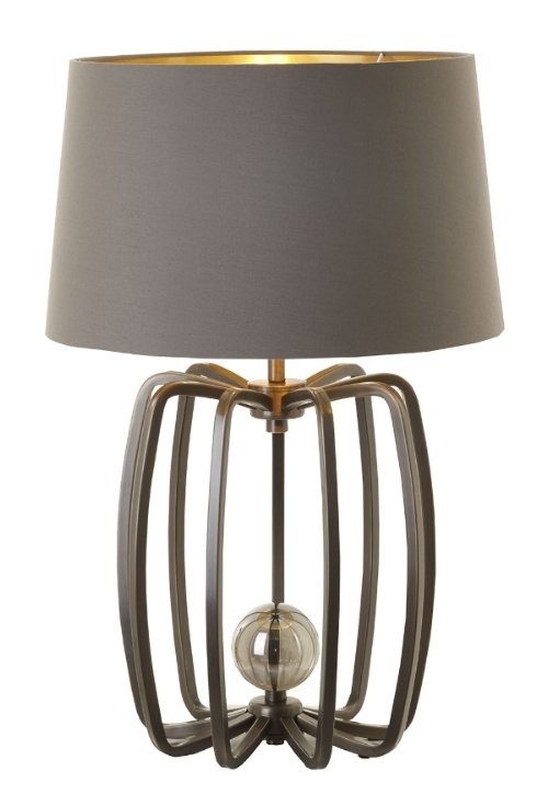 Настольная лампа Small Cage от RVAstley 5852 RVASTLEY ИНТЕРЬЕРНЫЕ 061937 Золото;серый  - Вид №1