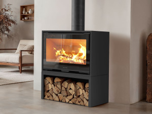 Дровяная печь для обогрева воздуха