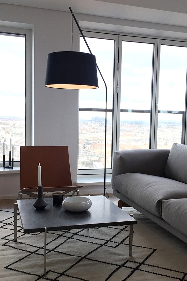 63339652_F Лампа напольная lobby, 200хD45 см, черная Frandsen  - Вид №2