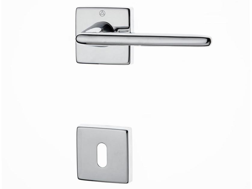 GHIDINI Ручка из латуни на розетке с замком sun-id-1411793 - Вид №1