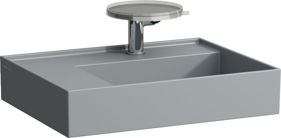 H8103357571121 Раковина с полочкой слева, со специальным скрытым сливом LAUFEN PRO - Вид №13