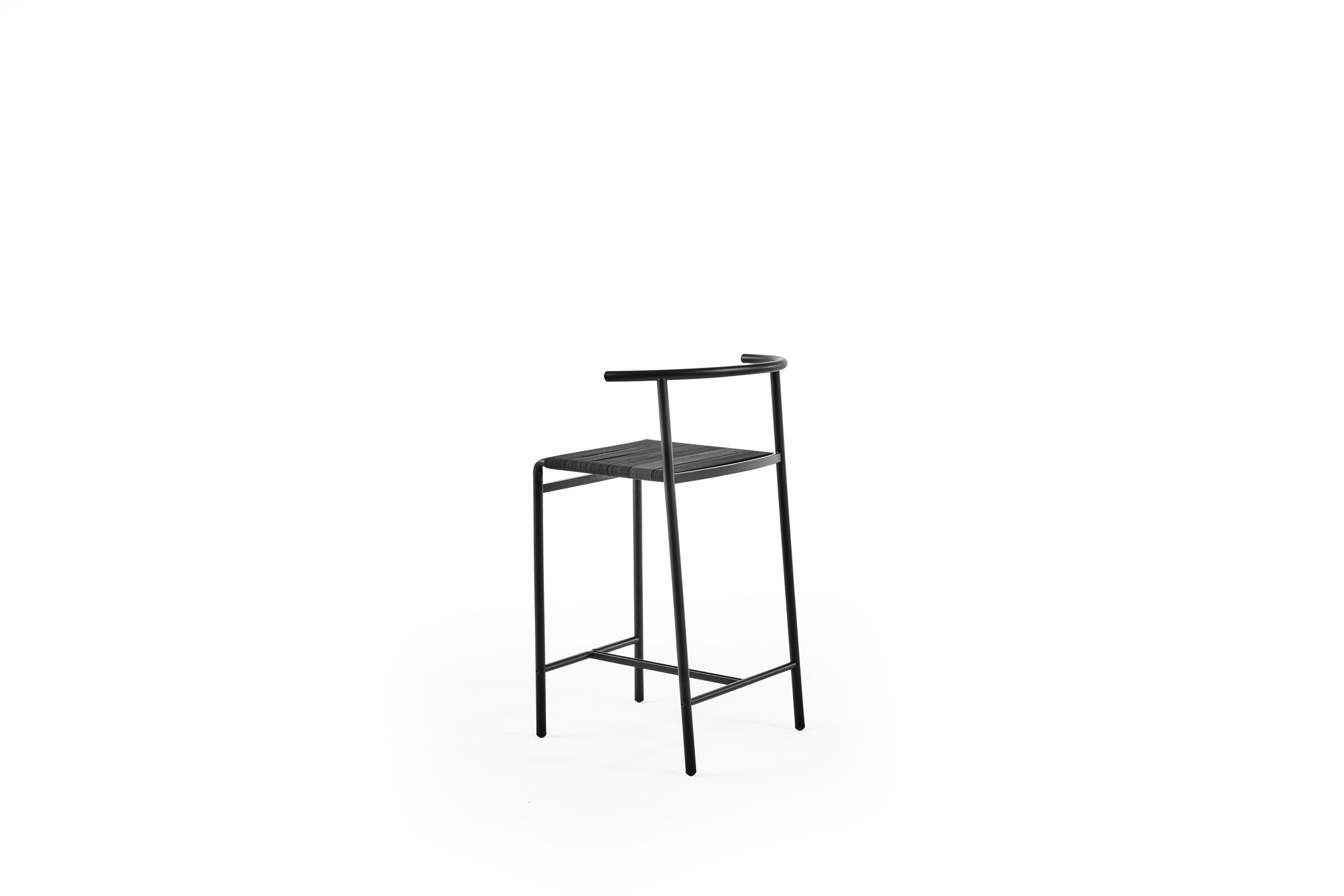 Высокий стул из стали с порошковым покрытием BALERI ITALIA Cafè Chair ARCH-00093176 - Вид №16