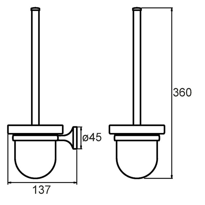 MAGSMG0M47 Milardo Magellan Ерш подвесной (настенный) Magellan Россия  - Вид №1