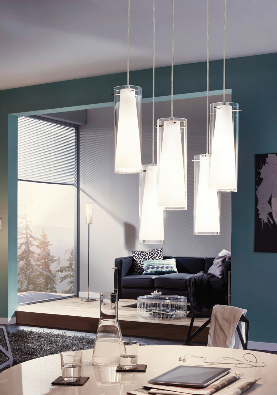 Подвесная люстра Eglo Pinto 93003 EGLO ДИЗАЙНЕРСКИЕ, PINTO 058057 Белый  - Вид №1