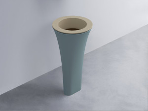 AMLA45-AV+AMPILT-CA+AMCOLT-PL Раковина Amedeo Tondo отдельностоящая cielo Enjoy + Amedeo