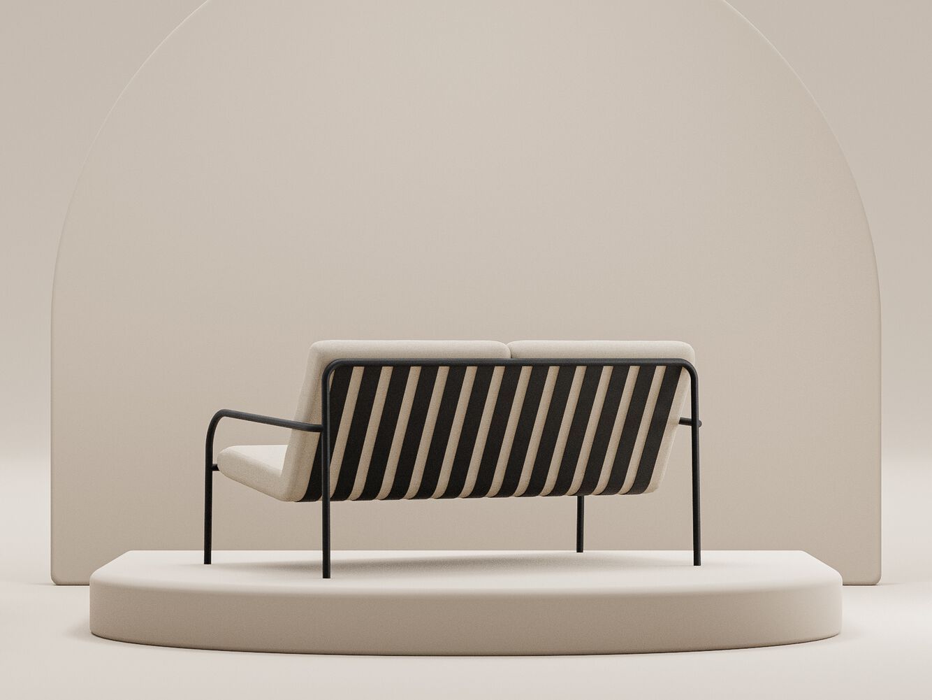 Стальной садовый диван с порошковым покрытием Metallbude CRUZ ARCH-00037484 - Вид №22