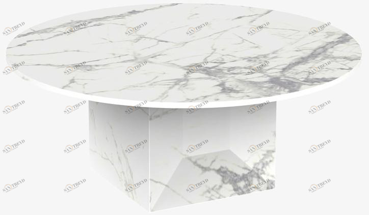 Miter Низкий сервисный столик из керамогранита Ori sun-id-1472414