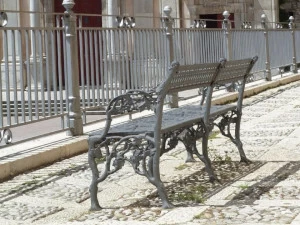 Neri Скамейка чугунная с подлокотниками Scilla 2100