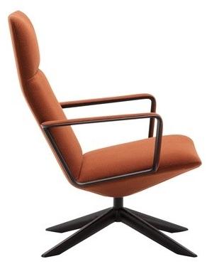 Andreu World 4-спицевое кресло с высокой спинкой Capri lounge Bu1701 - Вид №2