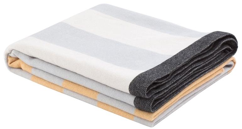 Hem Плед из шерсти мериноса Stripe sun-id-1508209 - Вид №1