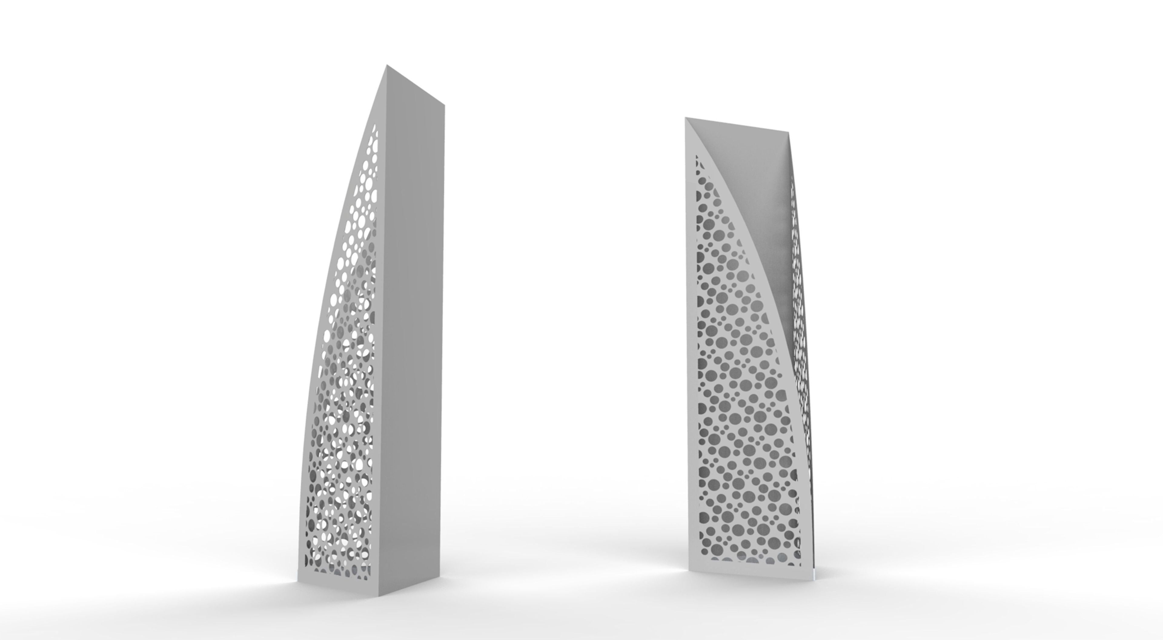 Стальной самонесущий односторонний тотем CITYSì FIZZ ARCH-00106141 - Вид №2