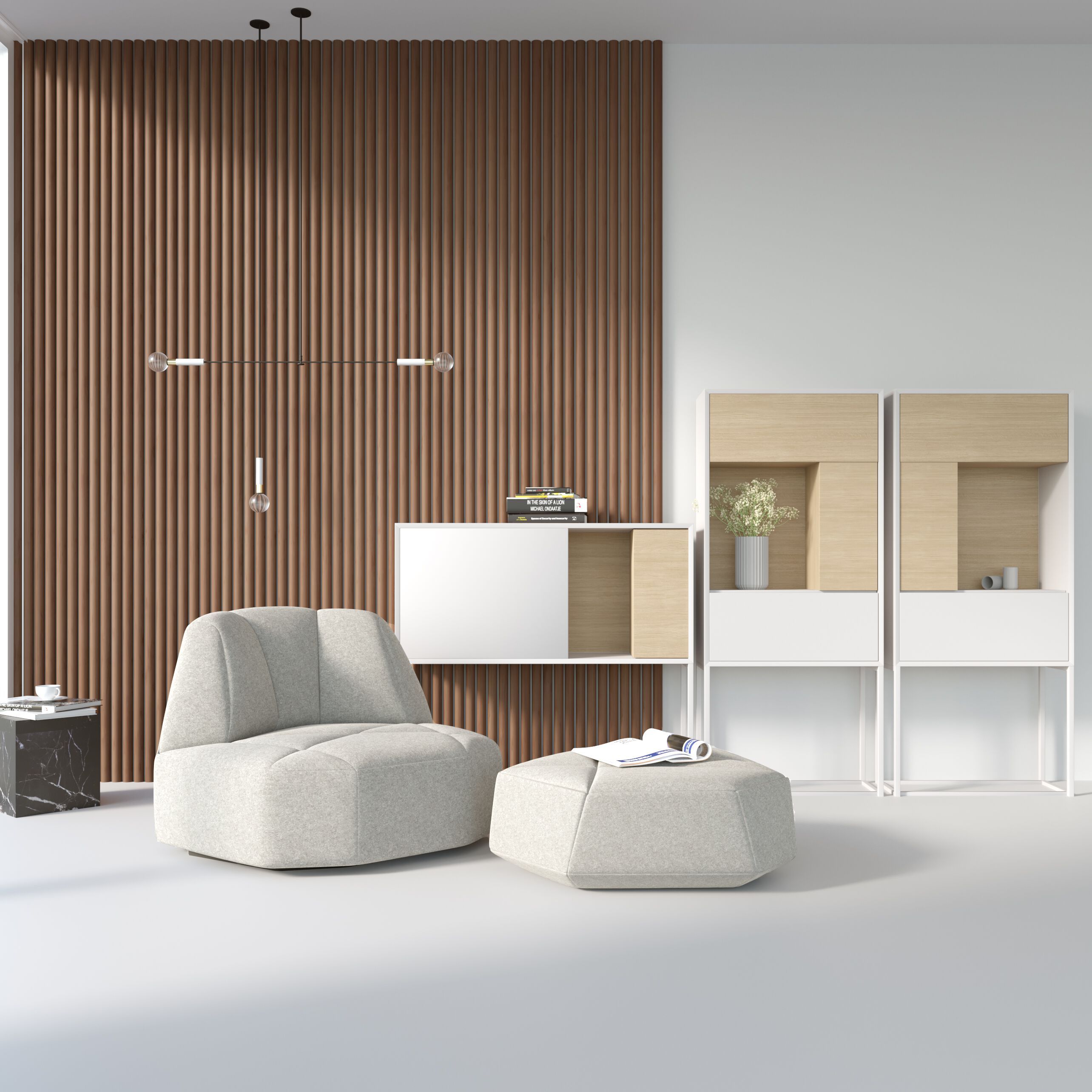 Деревянный шкаф с распашными дверцами FID Paris Nyte ARCH-00130992 - Вид №4