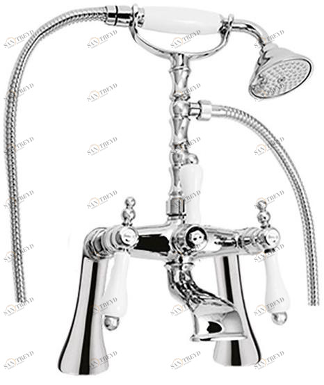 Rubinetteria Giulini Настенный смеситель для ванны с ручным душем Praga - praga crystal F7500cb