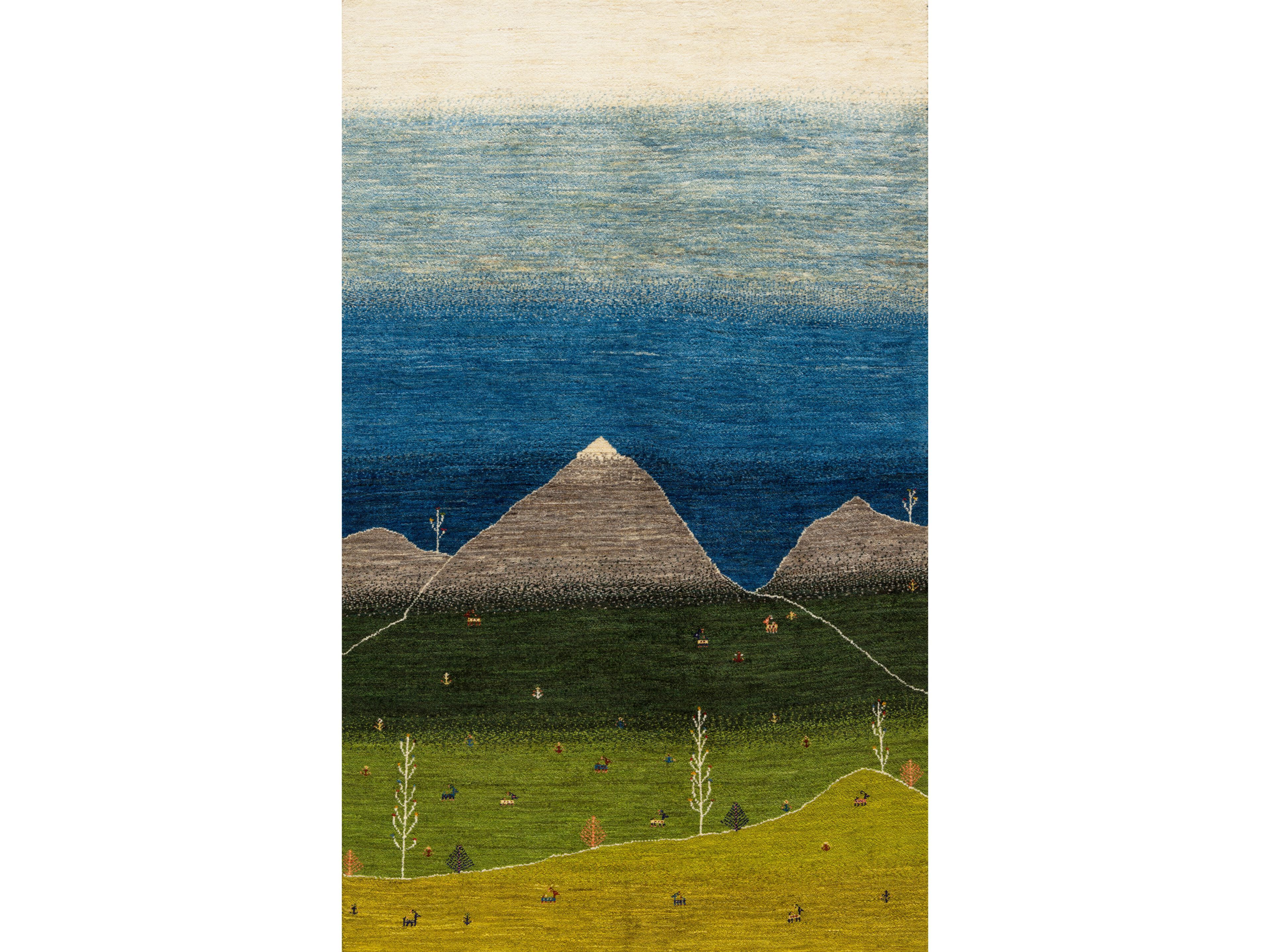 Прямоугольный шерстяной ковер Zollanvari Gabbehs Landscapes ARCH-00131672