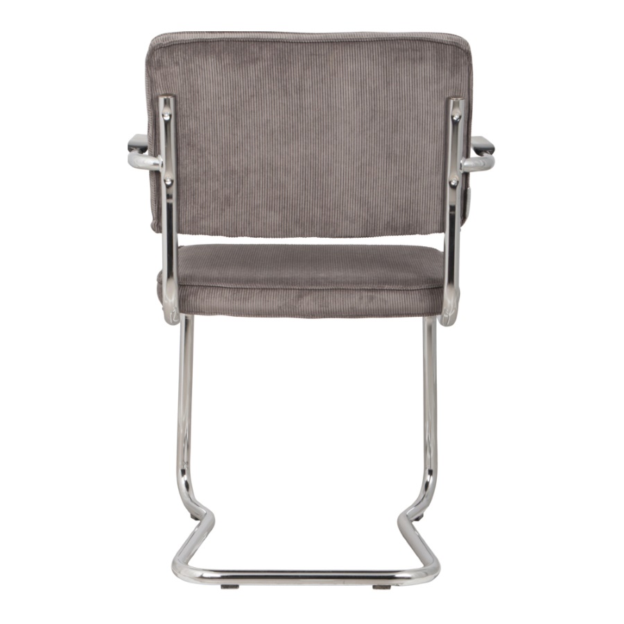 Кресло Ridge Kink Rib серое Zuiver 1200048 - Вид №4