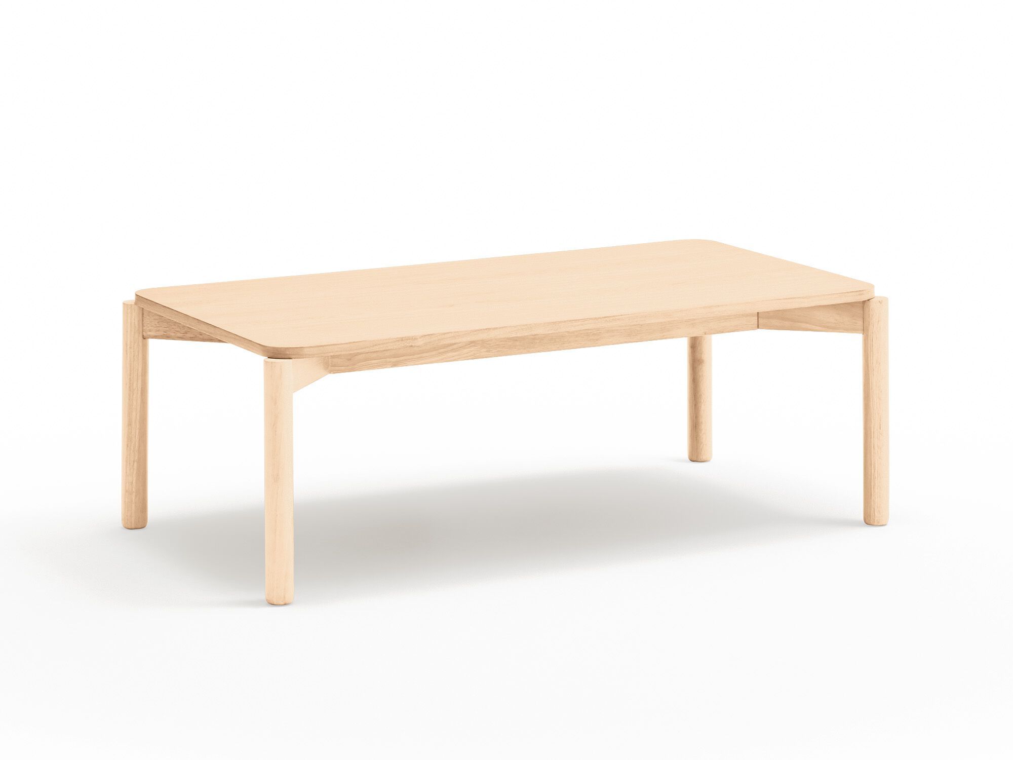 Журнальный столик из шпона и твердой древесины каучука TEULAT Atlas ARCH-00152470