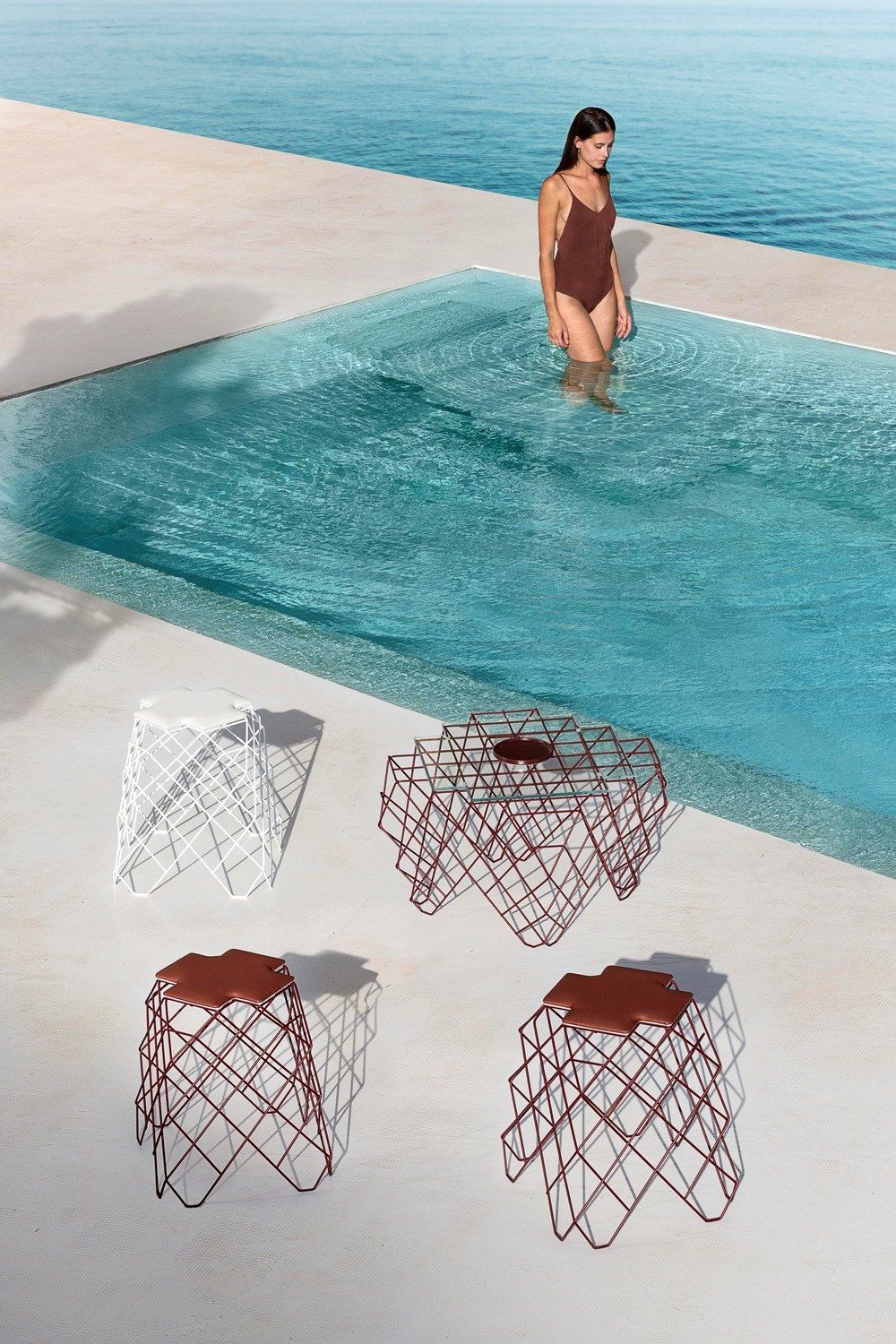 Стальной журнальный столик с порошковым покрытием GANDIABLASCO R24 ARCH-00092540 - Вид №2