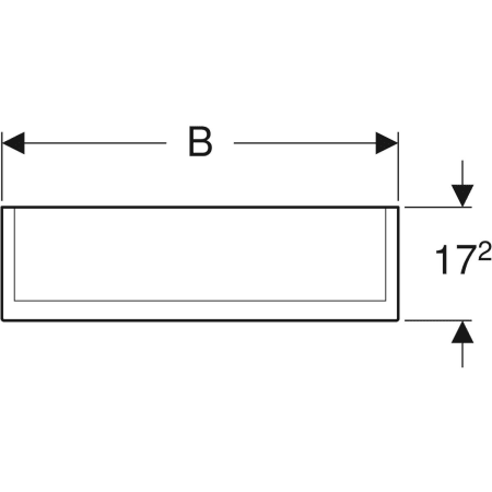 500.593.00.1 Зеркальный шкаф Geberit Option Plus с подсветкой и двумя дверями Geberit  - Вид №2