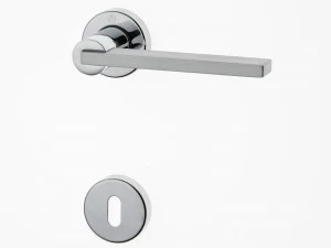 GHIDINI Ручка из латуни на розетке с замком  55112281054