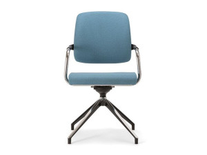 Поворотный стул с подлокотниками