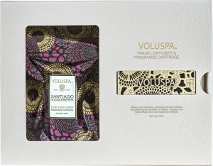 10664260 VOLUSPA Диффузор для автомобиля с картриджем Voluspa "Черника из Сантьяго", 8см