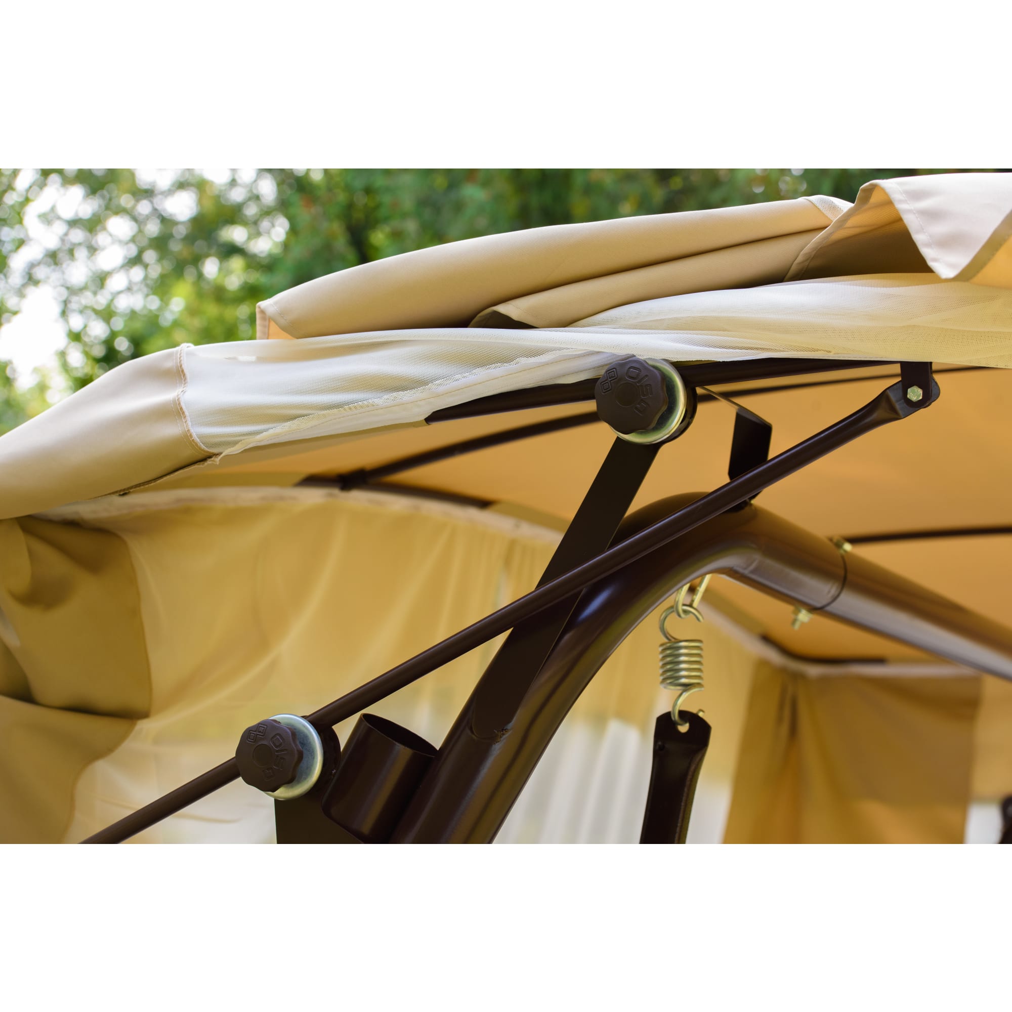 83672951 Качели садовые Мерелин 4-х местные (до 450 кг) коричневый Santreyd  - Вид №5