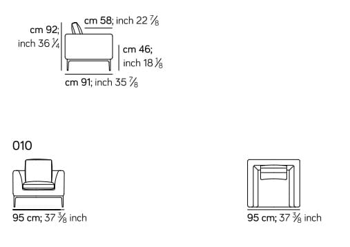 Тканевое кресло с подлокотниками Amura Leonard ARCH-00062257 - Вид №2