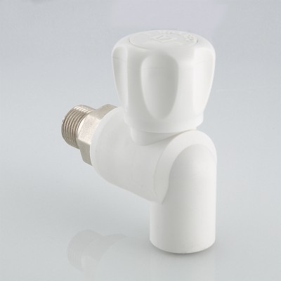 VTp.718.0.02004 Кран шаровой полипропиленовый со сгоном угловой Valtec 20 мм х 1/2"  - Вид №5