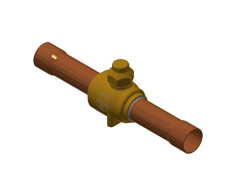 Danfoss GBC — Запорные шаровые краны для CO2 45 бар GBC 18s Кран запорный шаровой 009L7574  - Вид №13
