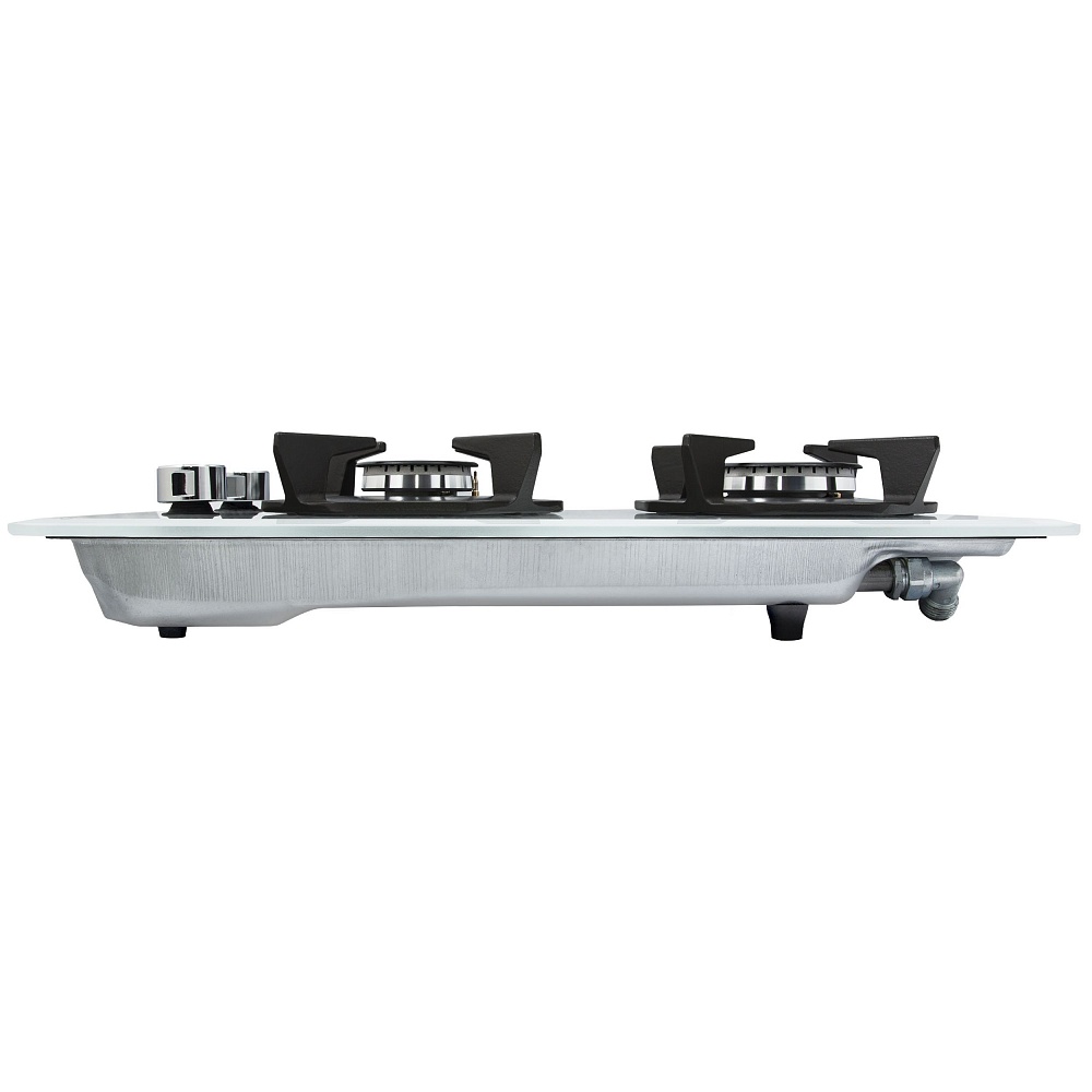 EGHG.32.2CW/G Газовая панель / домино, • тип: газовая 30см • тип установки: независимая • управление: фронтальное, переключатели поворотные • нагревательный элемент: конфорка, 2шт • мощность конфорок, вт: 2600, 1700 • материал исполнения: жаропрочное стек Santreyd  - Вид №11