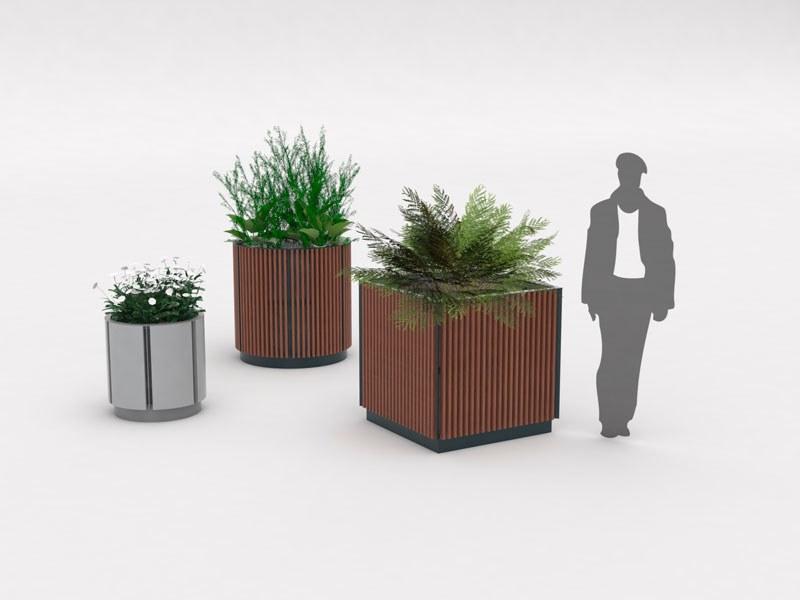 mmcité1 Кашпо для общественных мест из стали sun-id-1408052 - Вид №5