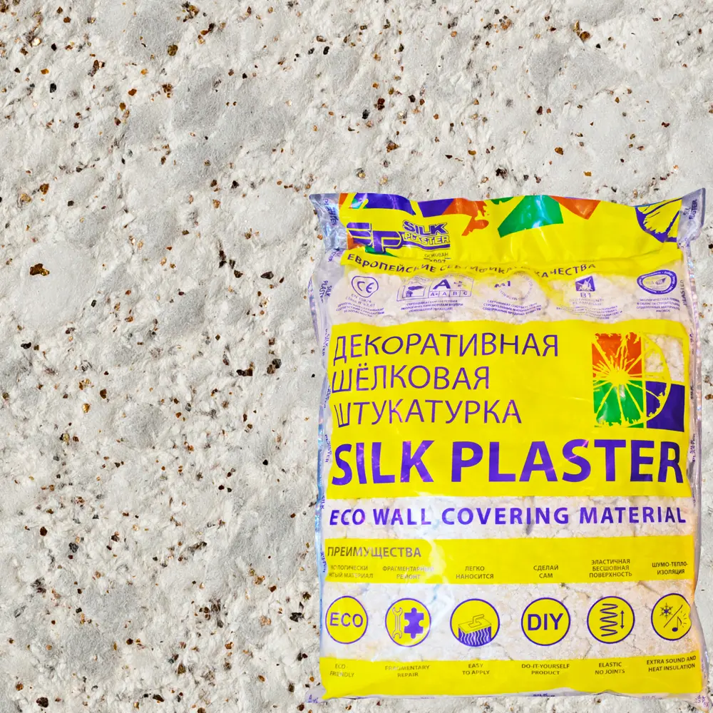 Жидкие обои Silk Plaster Престиж 401 1 кг цвет белый STLM-2177862