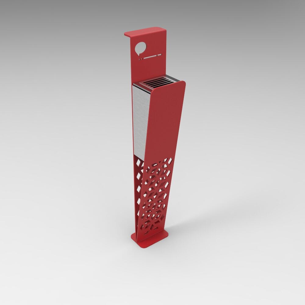 Металлическая напольная пепельница для общественных мест CITYSì GLAX ARCH-00132045 - Вид №5