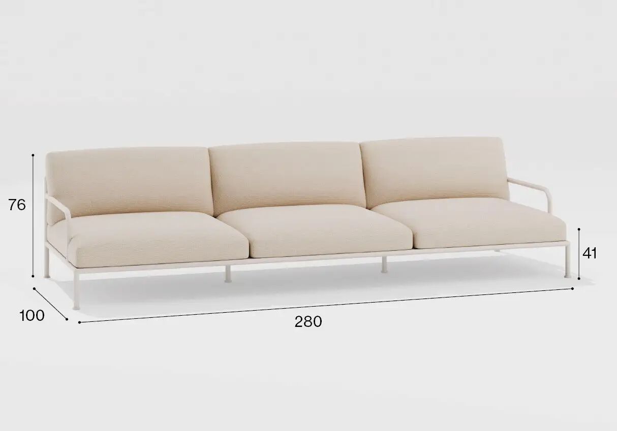 Тканевый садовый диван с подлокотниками FAST Roè ARCH-00069890 - Вид №11