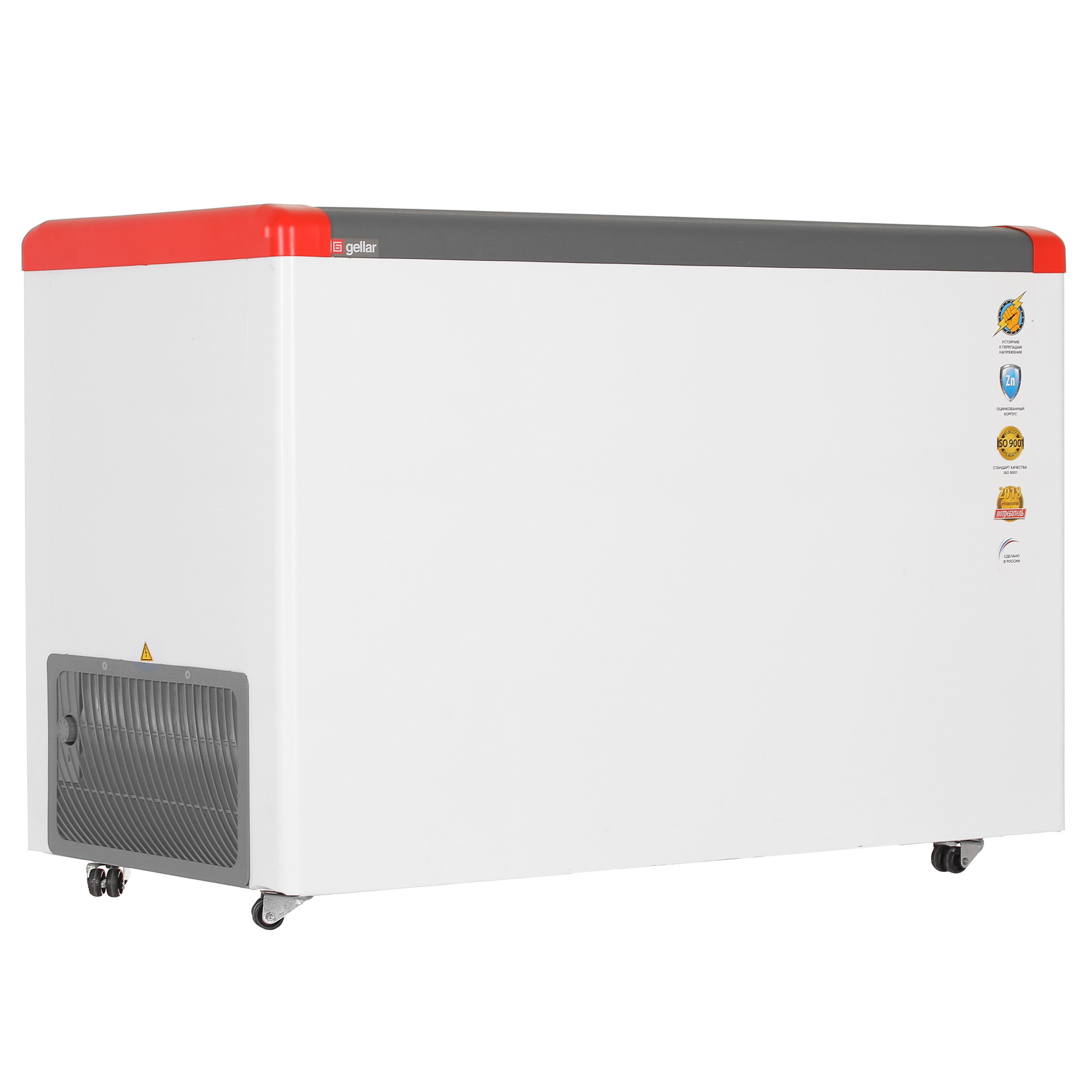 1109646 Морозильный ларь Frostor Gellar FG 400 С белый, красный STDN-0072000