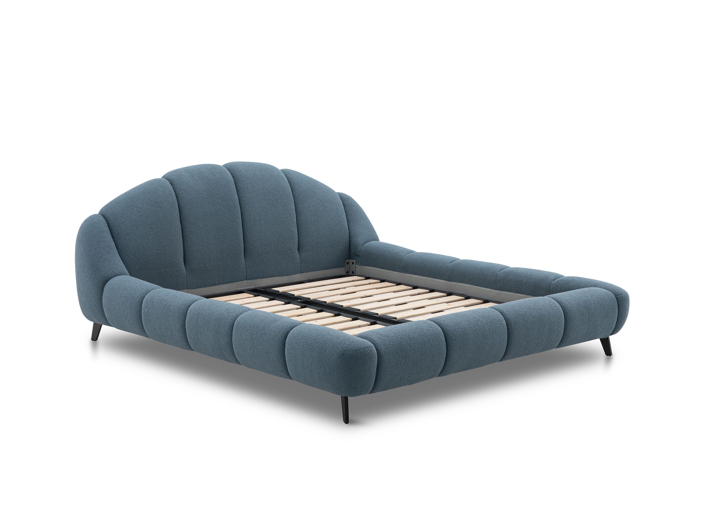 Двуспальная мягкая кровать из ткани CAMPO DE' FIORI COZ628 ARCH-00086057 - Вид №1