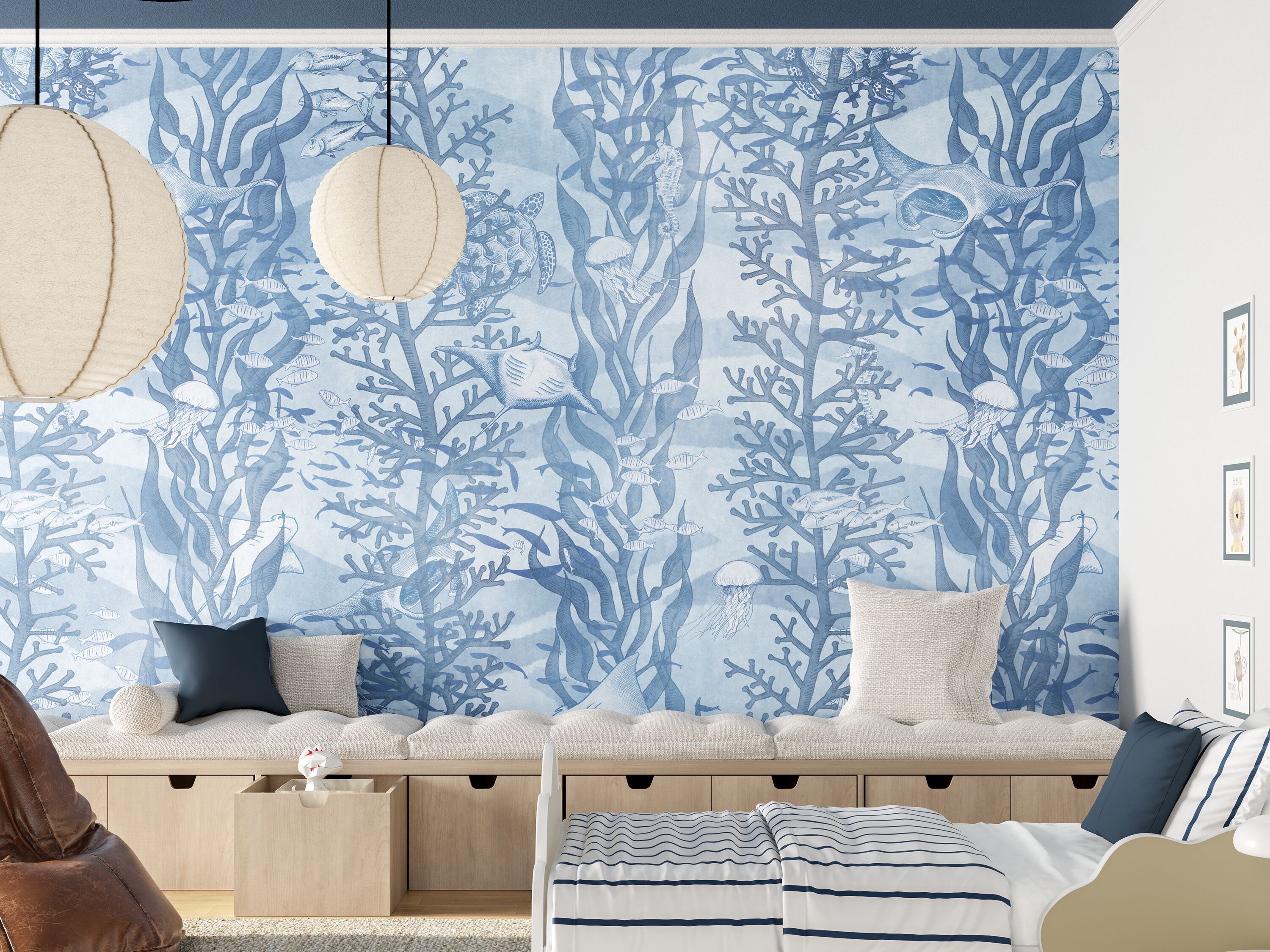 Обои с рисунком для детей Inkiostro Bianco Inkids ARCH-00115471